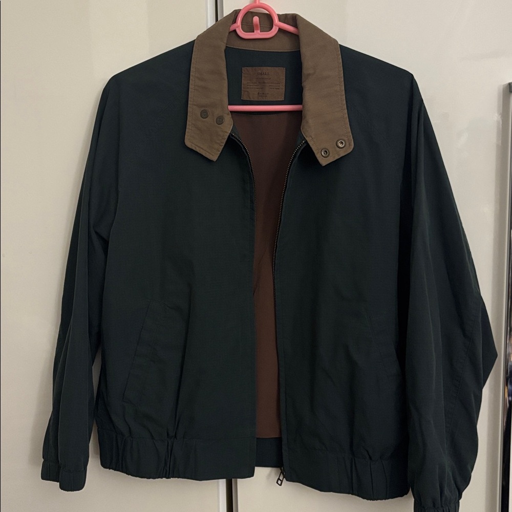 Retro cord collar jacket